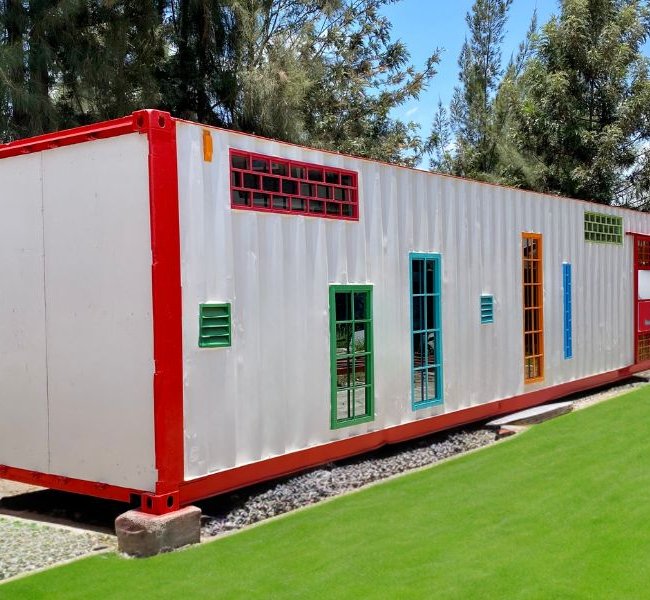 Children's library 40ft and 20ft consultation Room